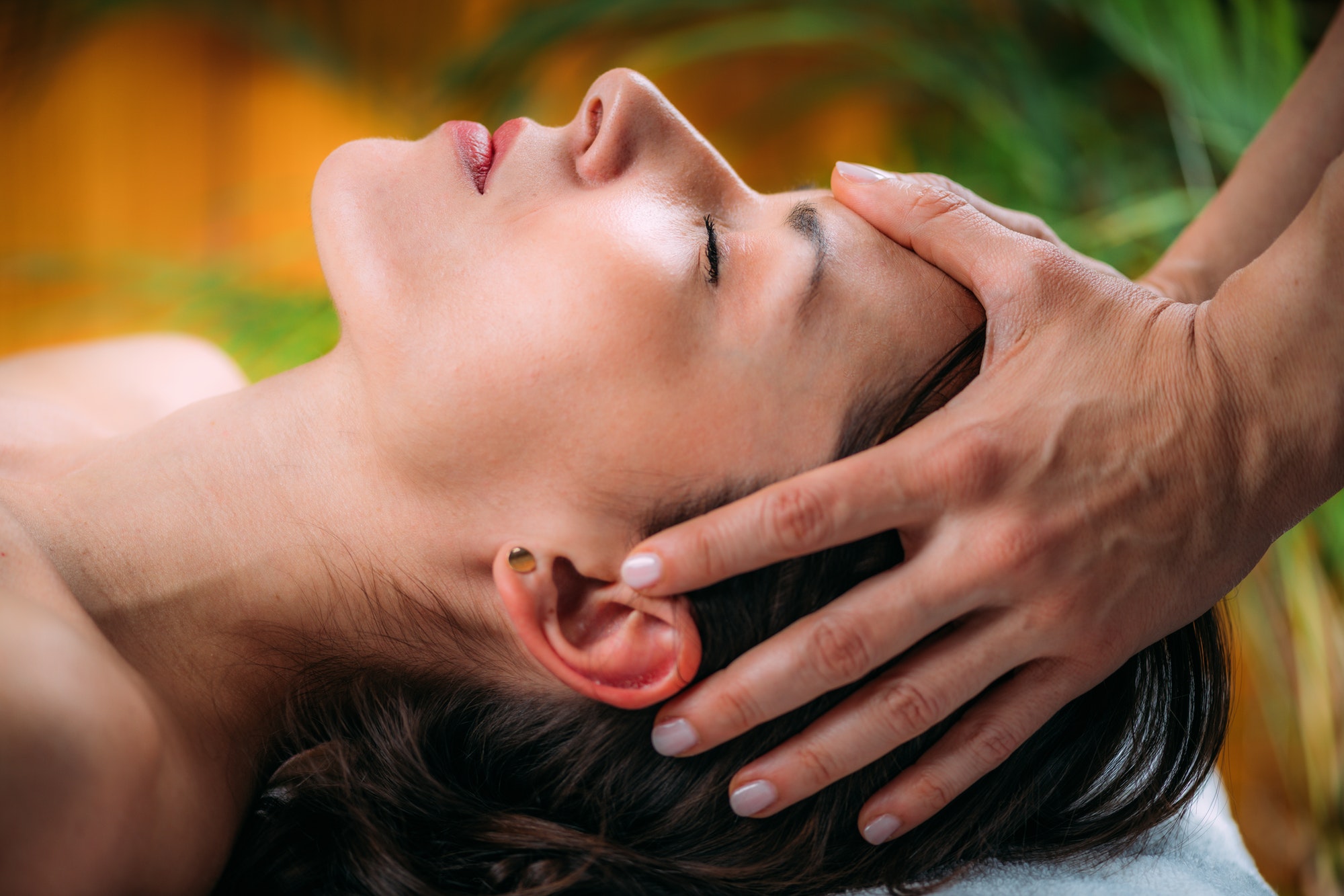 Craniosacral Therapy Head Massage for Pain and Migraine Relief.